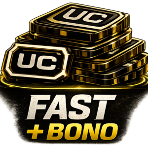 PUBG MOBILE UC (FAST Y GLOBAL + BONO)